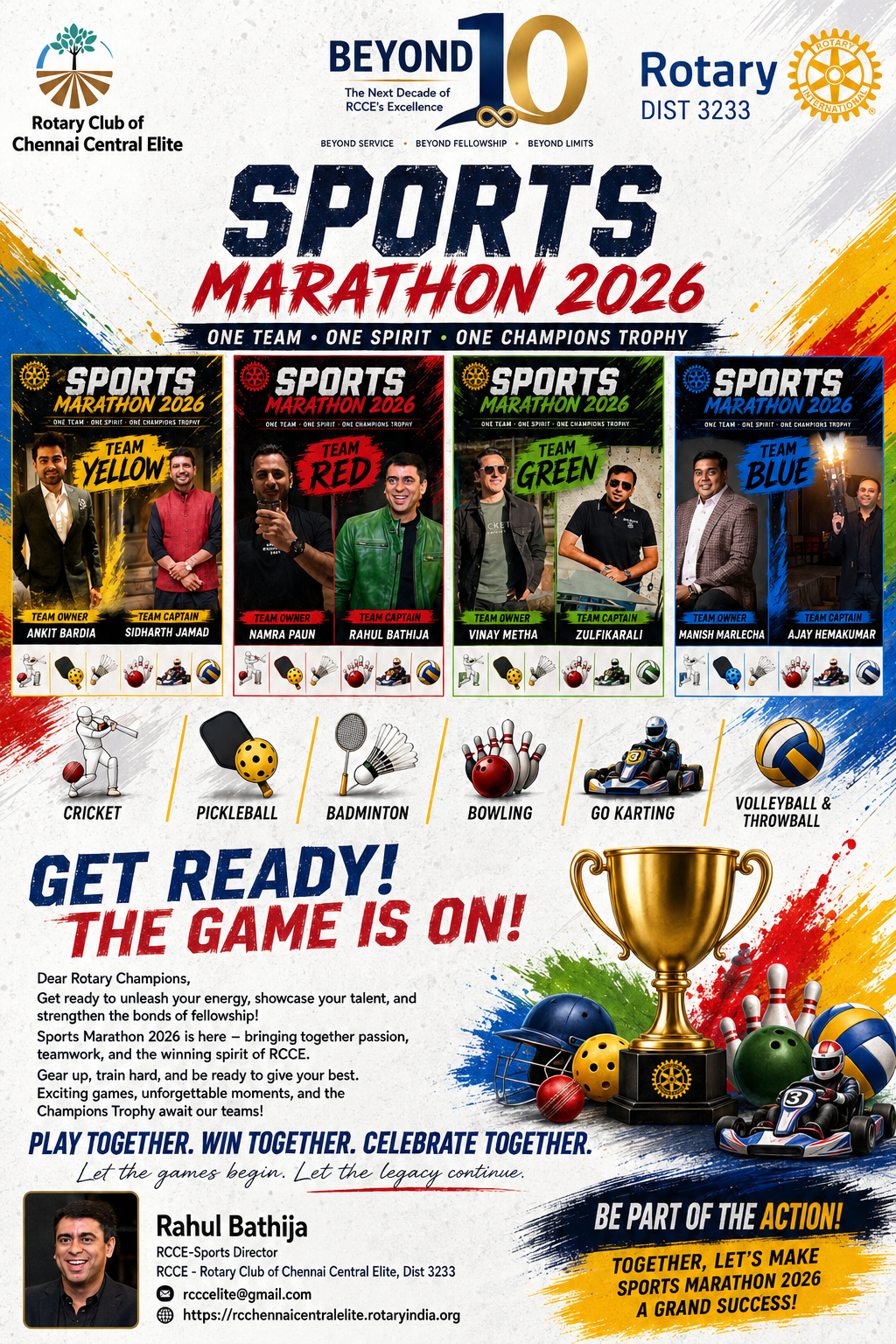 Sports Marathon Begins