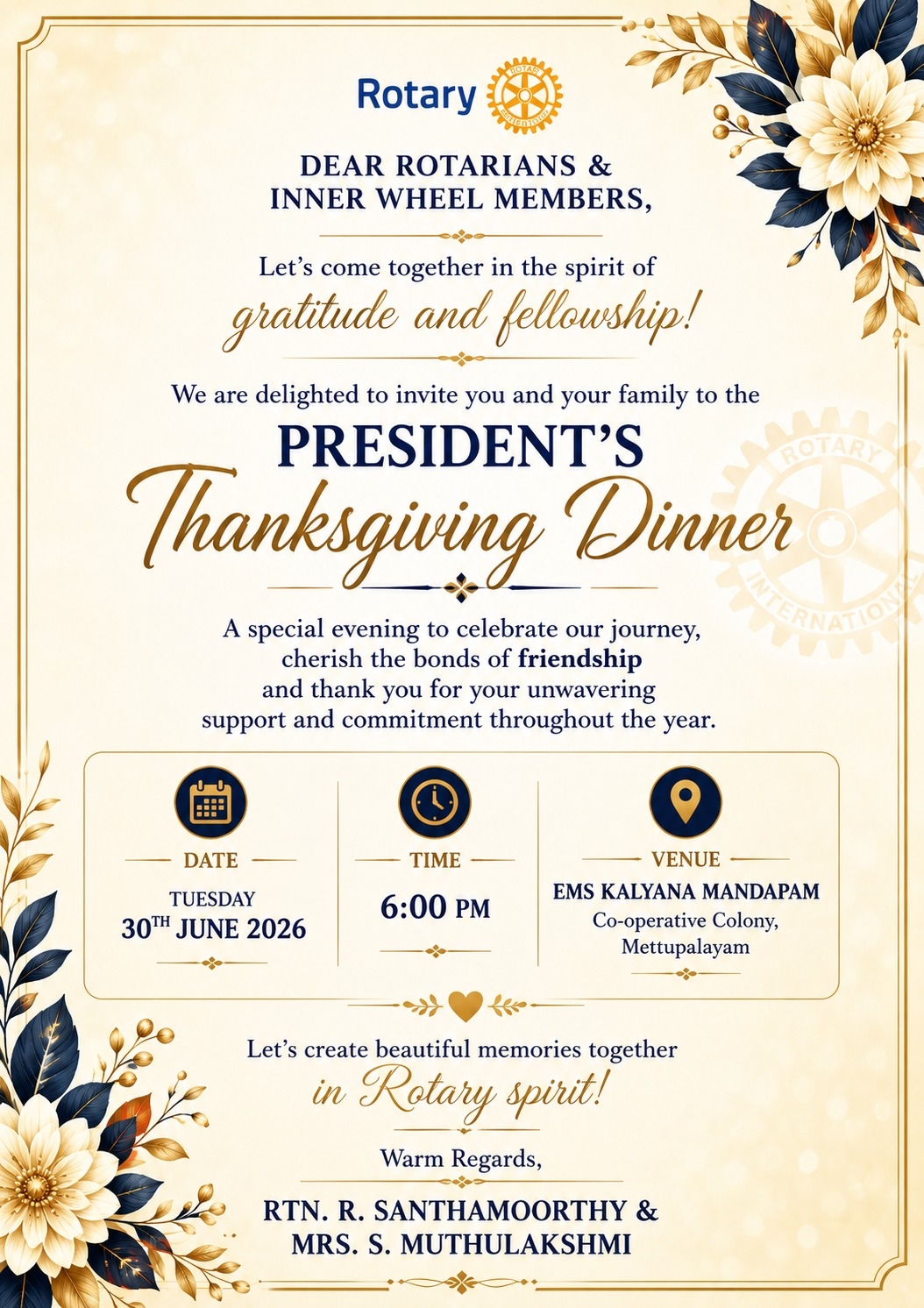 Thanksgiving Ceremony