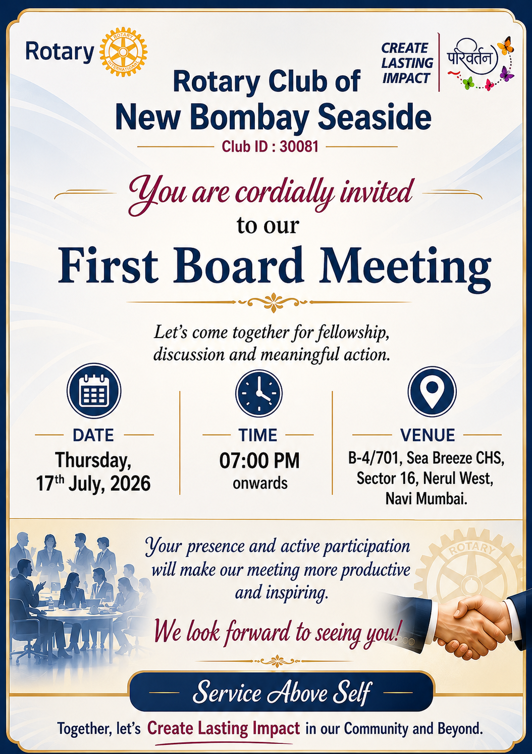 Club Board of Directors Meet