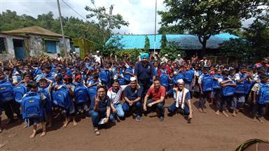 EDUCATIONAL MATERIAL AND SCHOOL BAG DISTRIBUTION