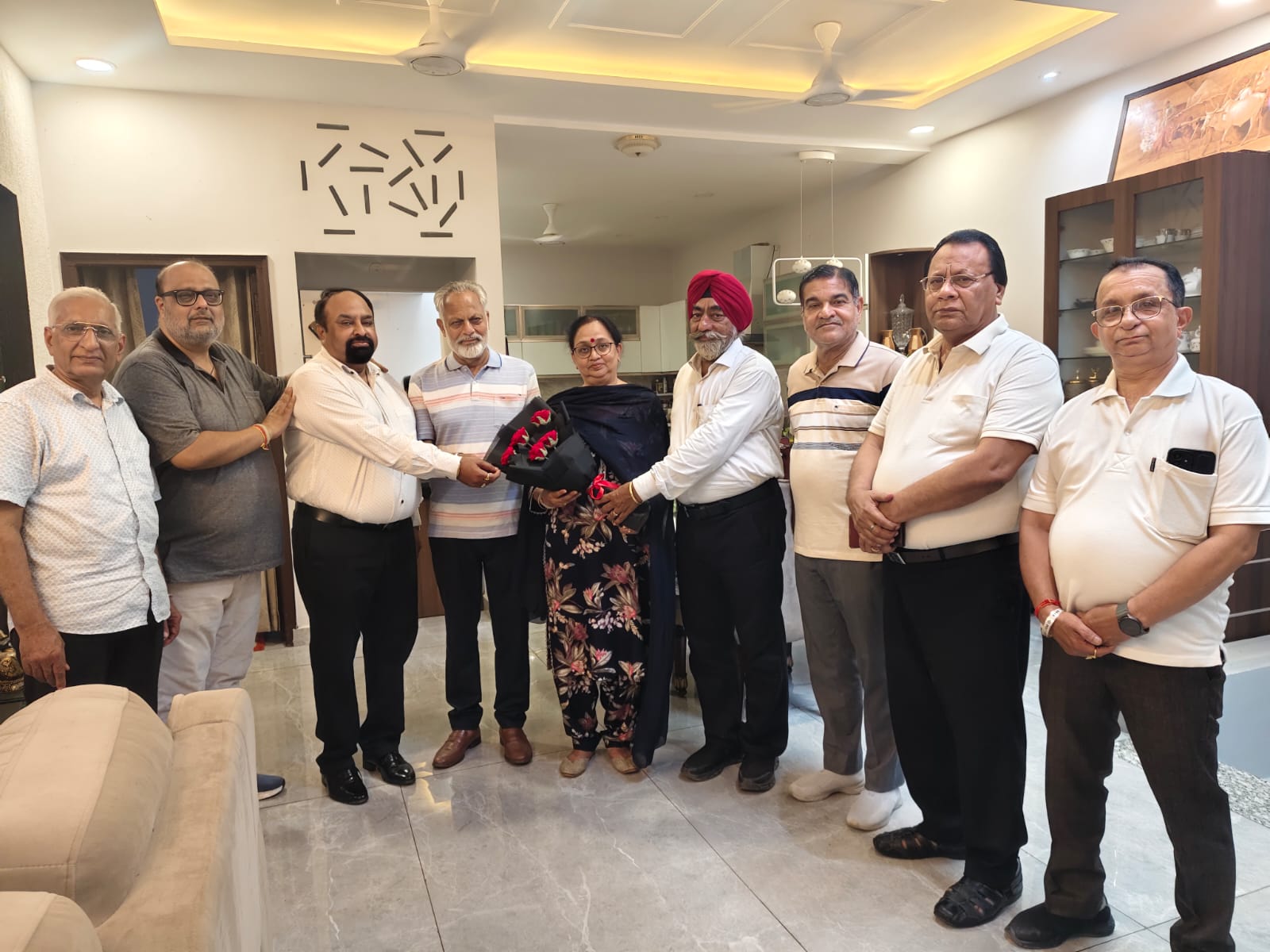 MEMBERS FELICITATED MARRIAGE ANNIVERSARY