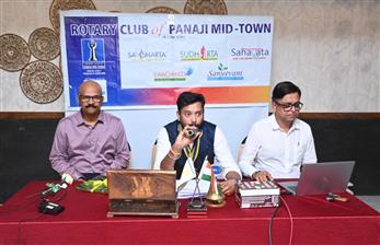 Club Meeting with Chief Guest Walter Mascarenhas
