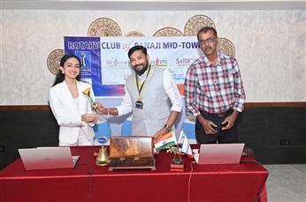 Club Meeting with Speaker Annet Samah Sardessai