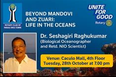 Club Meeting with Dr Seshagiri Raghukumar (PHD)