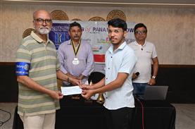 Scholarship Award to Mr Abhishek M Bhadragond