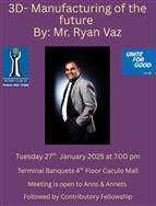 Club Meeting with Ryan Vaz for 3D printing