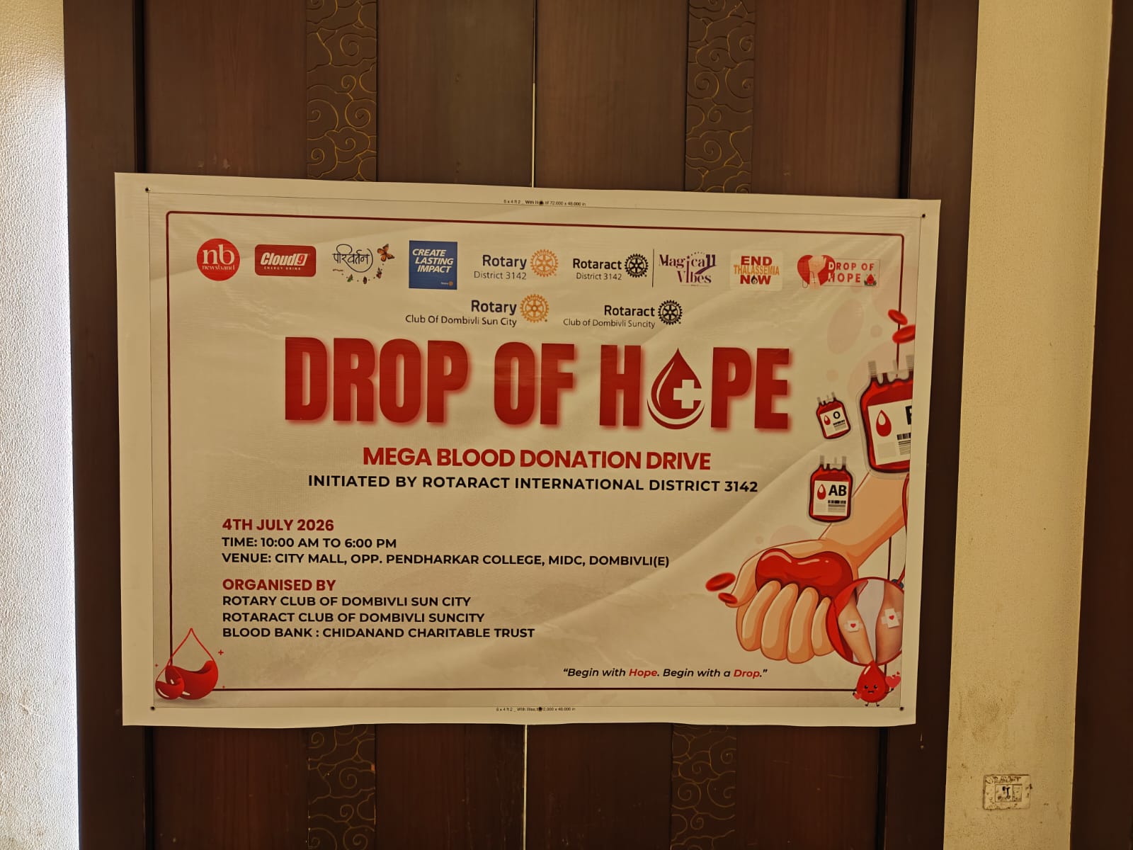 Drop of Hope - 2026 - A Blood Donation Camp
