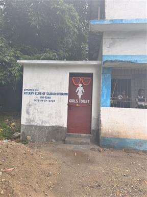 Girls Toilet Construction at Tarabari school