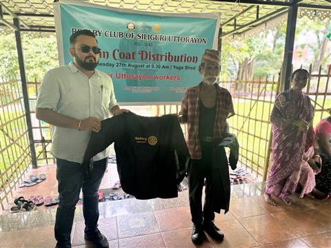 Rain Coat Distribution