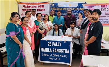 FREE MEGA EYE CHECK UP CAMP WITH 23 PALLY MAHILA