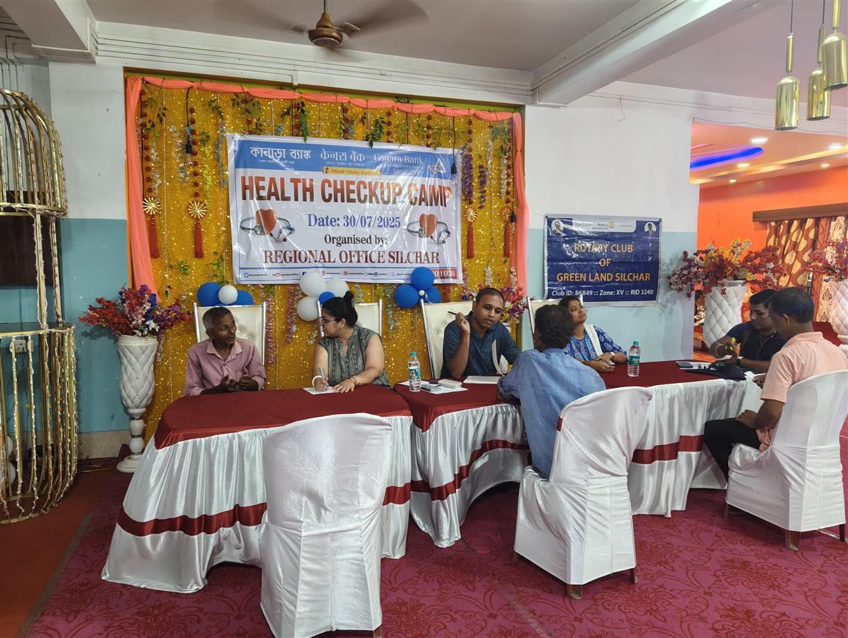 Health Check Up Camp at Canara Bank Regional Offic