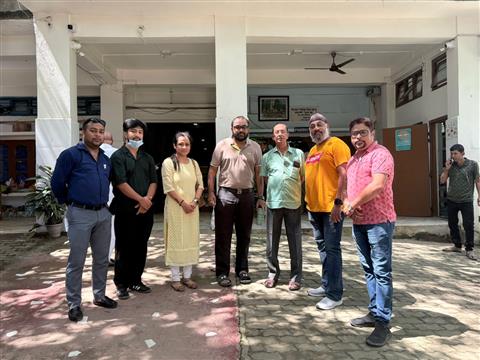 DONATION OF CLOTHS TO PARTICIPANTS ON DURGA PUJA