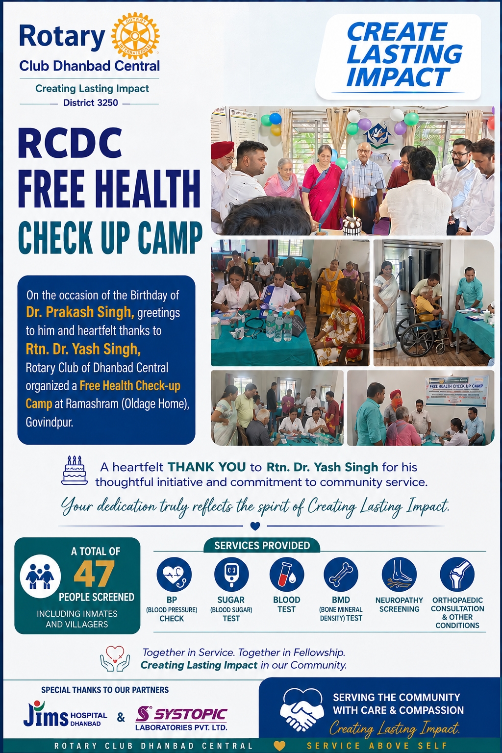 rcdc health checkup camp