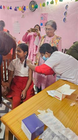 HPV vaccinations to over 85 young girls