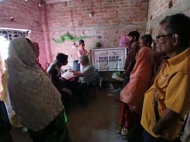 Glaucoma monitoring camp for needy families