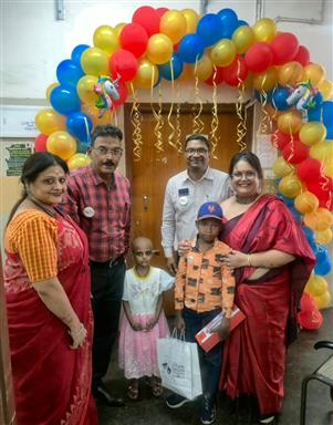 Food Packets Distribution to 100 Pediatric Cancer
