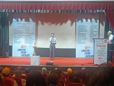 Co-hosting District World Polio Day Celebration