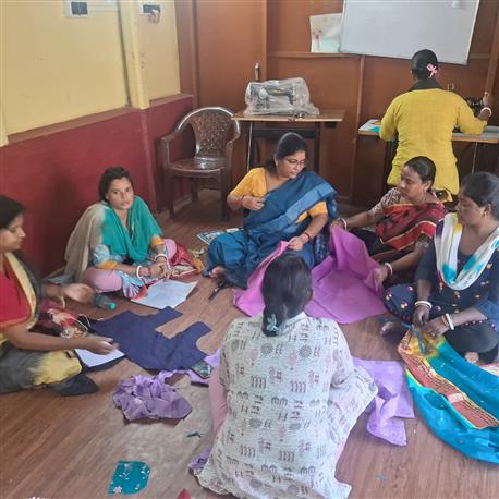 Skill Training for Rural Women on Tailoring