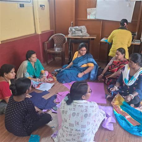 Skill Training for Rural Women on Tailoring