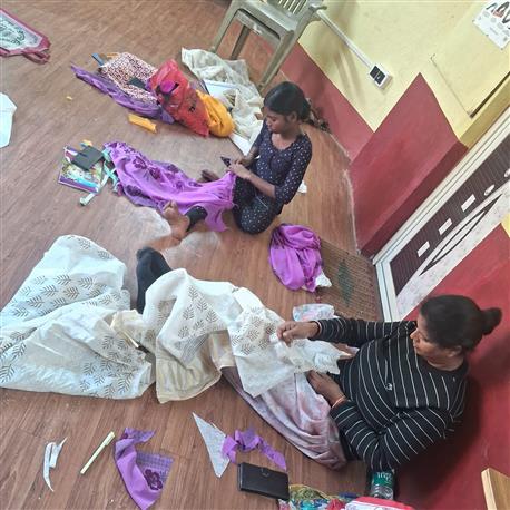 Skill Training for Rural Women on Tailoring