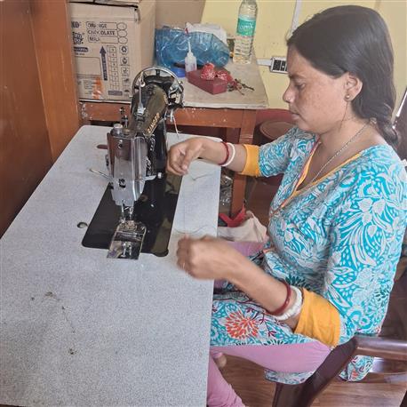 Skill Training for Rural Women on Tailoring