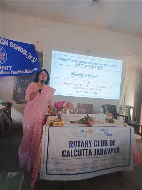 Thalassemia awareness to153 students to Godapiasal