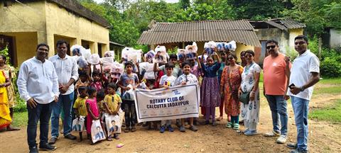 Clothes Distribution at Dangarpara Village