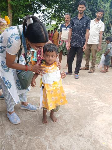 Clothes Distribution at Bagmari Village