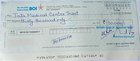 Financial support to 2 cancer patients