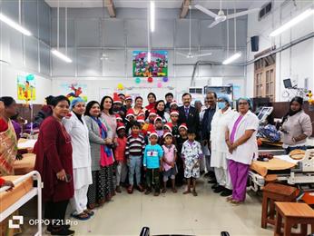 Christmas Celebration with Thallassemia Affected K