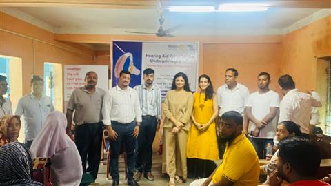 Hearing Aid screening camp