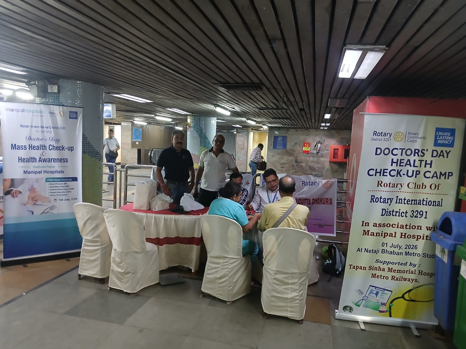 DOCTORS DAY HEALTH CHECK UP CAMP