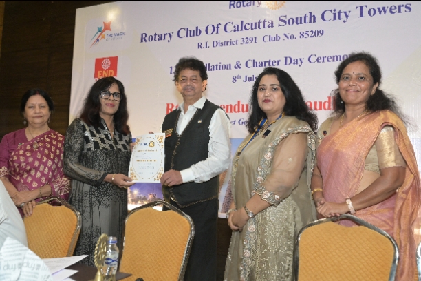 Induction of 2 new members. 