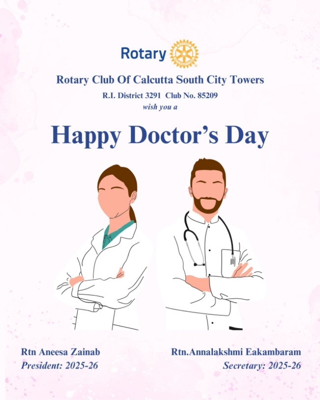 Doctors day - Greeting gesture to Doctors 