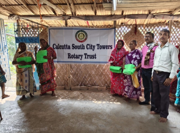 Mosquito net distribution 