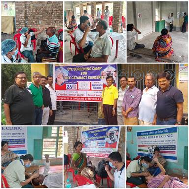 Eye Screening Camp for Free Cataract Surgeries