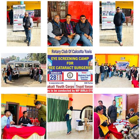 Eye Screening Camps for Free Cataract Surgeries