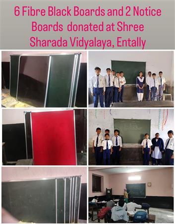 Distribution of Fibre Boards for School
