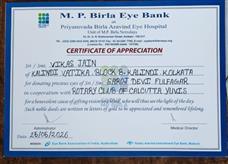 FACILITATING EYE DONATION FOR SIGHTLESS