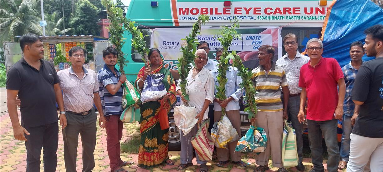 Distribution of Fruit Bearing Plant Saplings
