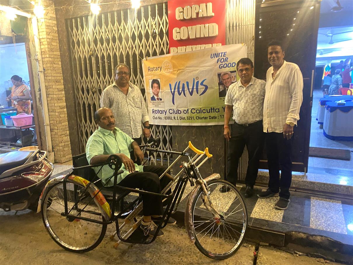 Handover of Hand Driven Tricycle