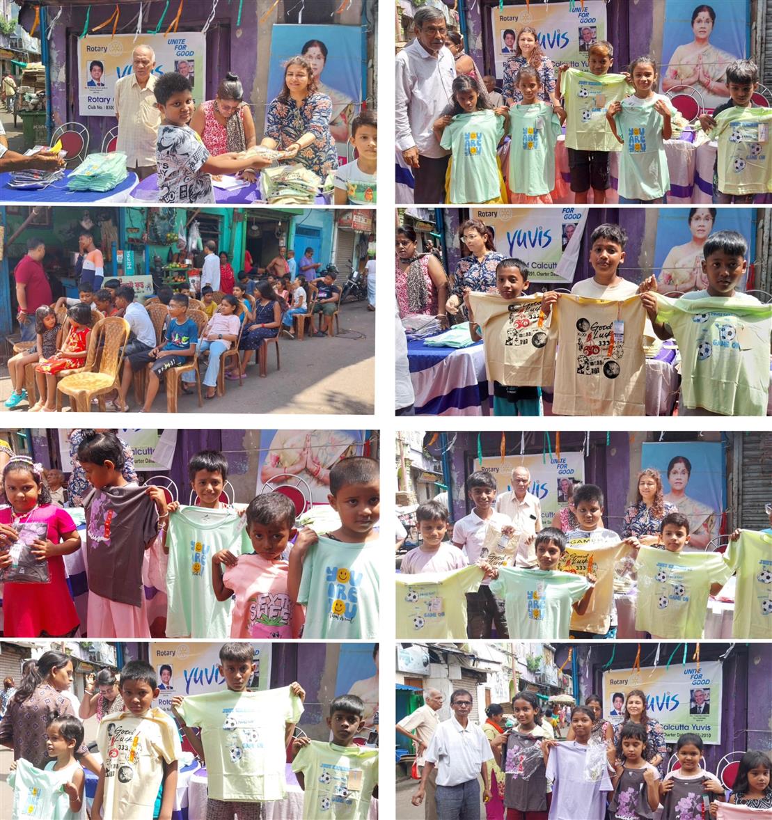 Distribution of New Clothes