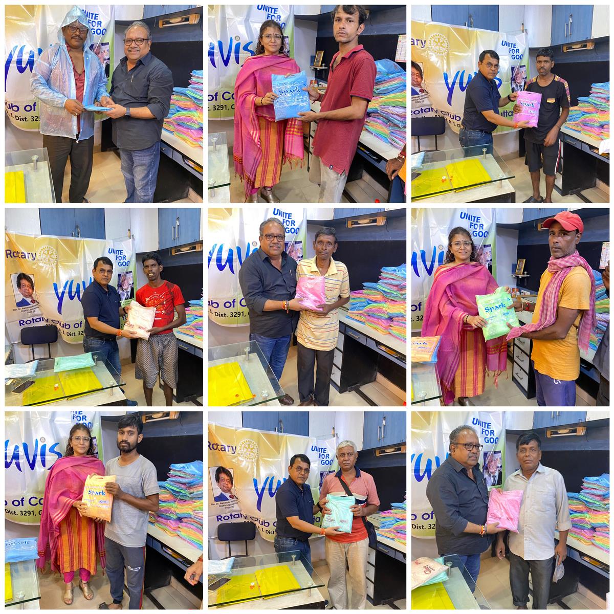 RAIN COATS DISTRIBUTION