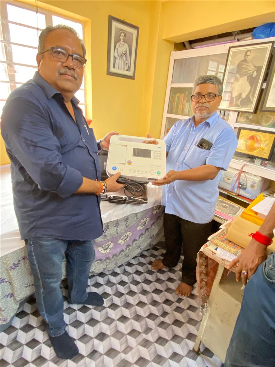 DONATION OF NEW ECG MACHINE