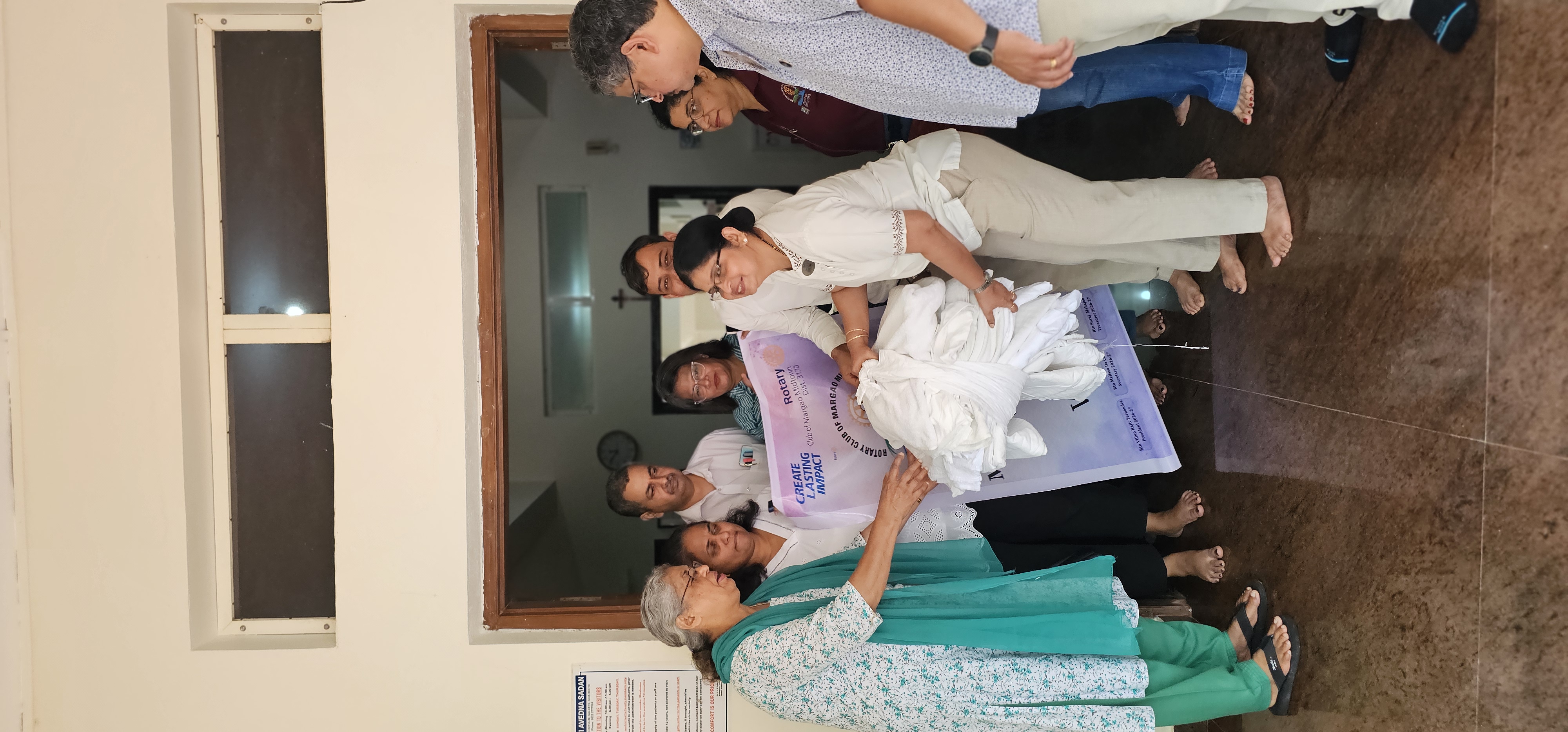 Linen & Towel Donation to Shanti Avedna Ashram