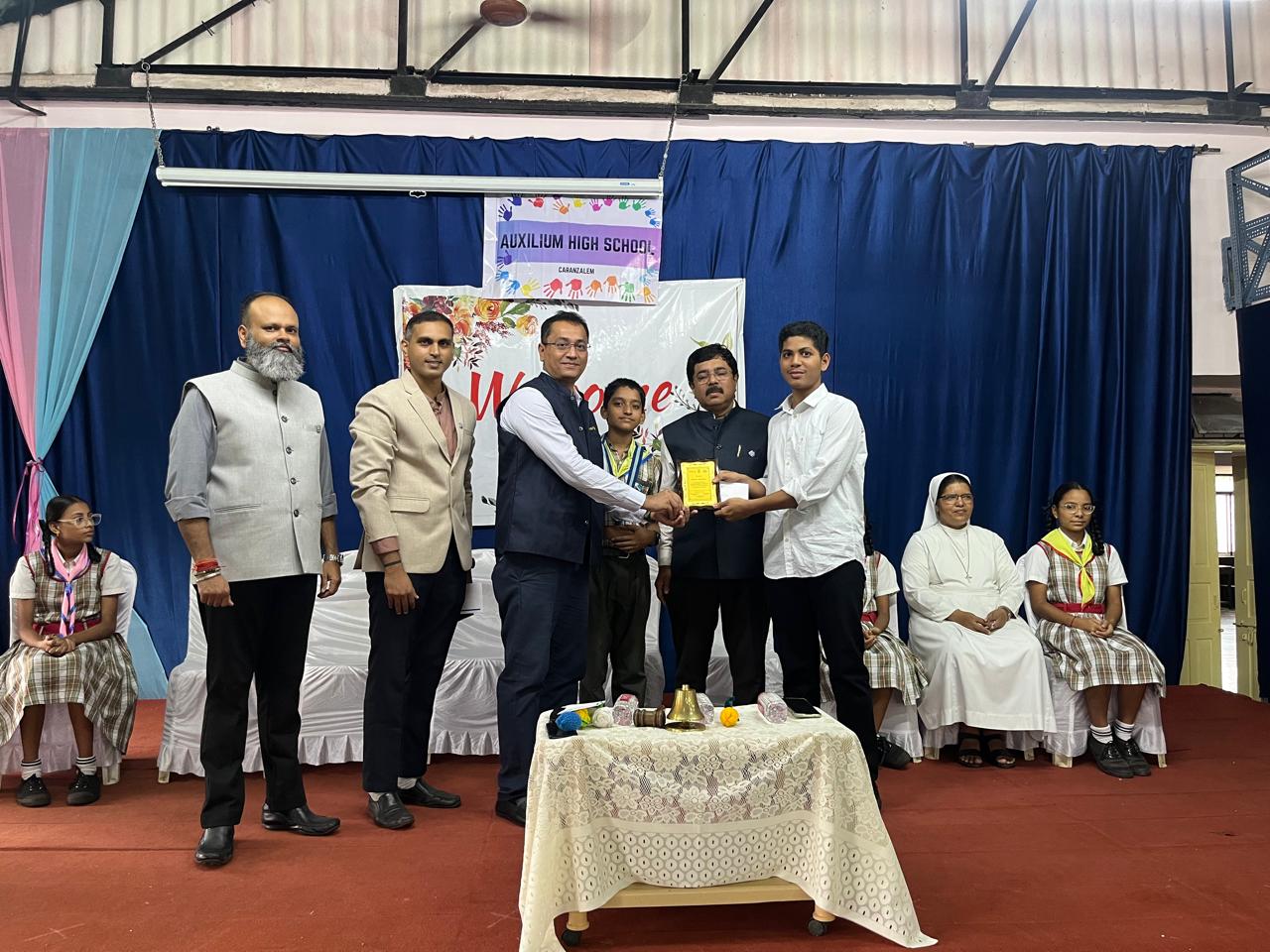 Felicitation of SSC Toppers - Auxilium School