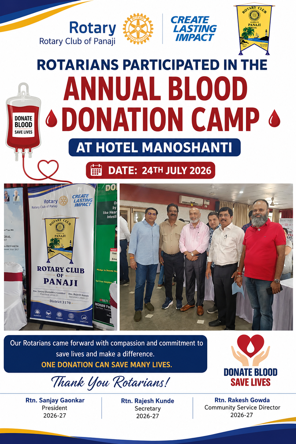 Annual Blood Donation Camp