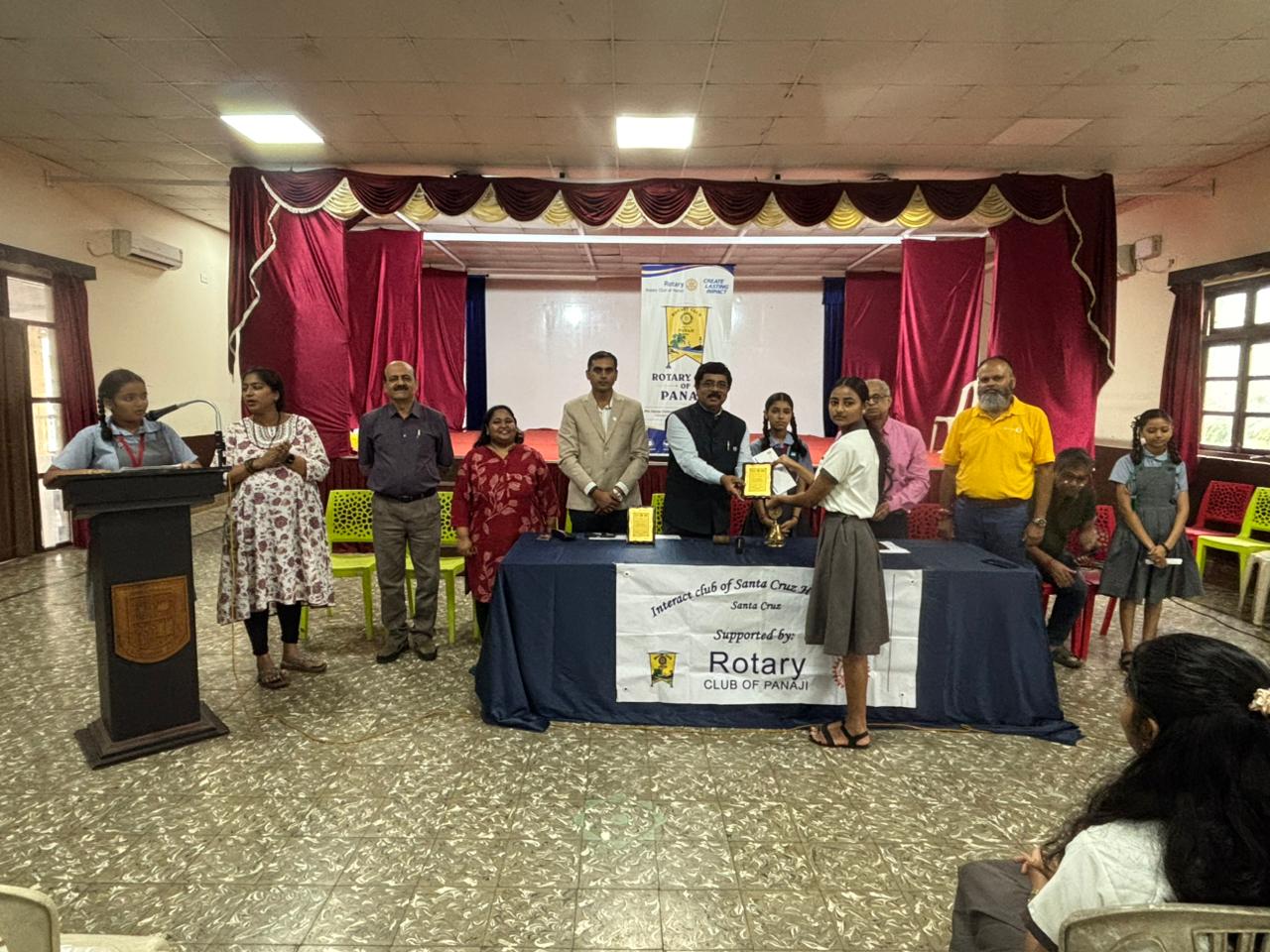Felicitation of SSC Toppers - Santa Cruz School