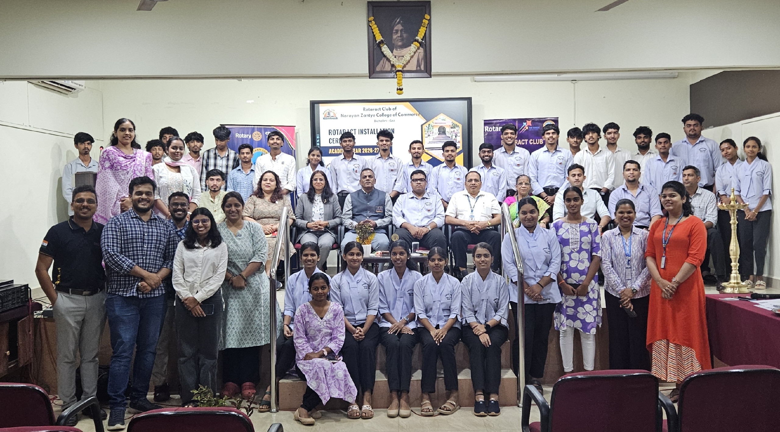 Installation of Rotaract Club of Narayan Zantye College