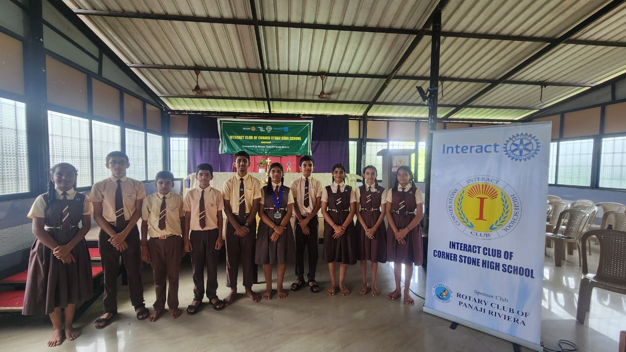 Installation of Interact Club Corner Stone School
